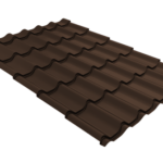 Металлочерепица Классик ("Classic") v02 0,5 Satin RAL 8017 шоколад