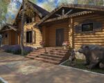 Ступень фронтальная Флорентийская 330х250х40х14мм Antique Bordo — изображение 5