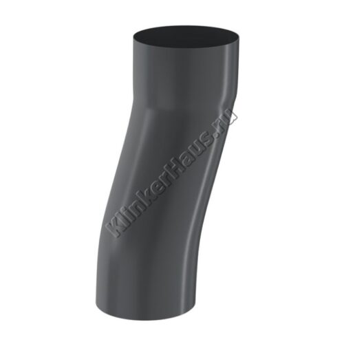 S-обвод Aquasystem D100 мм, GreenCoat Pural BT, RR 23 (серый)