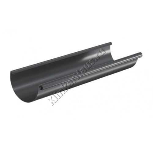 Желоб водосточный 3м Aquasystem D150 мм, GreenCoat Pural BT matt, RR 23 (серый)